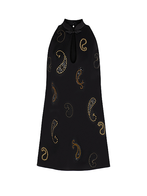 Платье-мини с узором пейсли, 1 Платье-мини с узором пейсли, 1