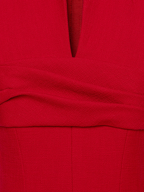 Красное твидовое платье-мини, 9