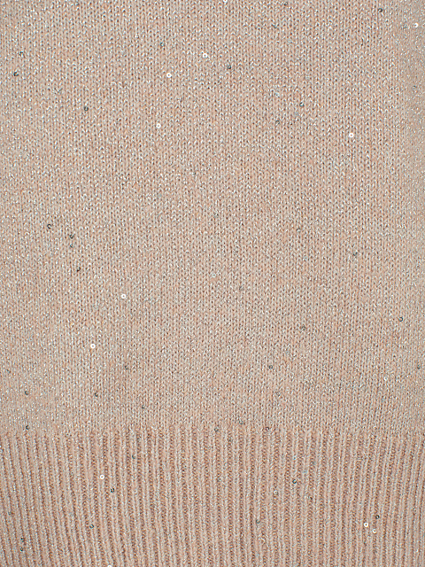 Светло-розовый пуловер с люрексом и пайетками, 3 Светло-розовый пуловер с люрексом и пайетками, 3