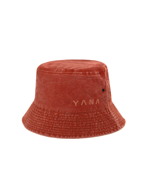 Красная хлопковая панама с вышивкой Yana, 1