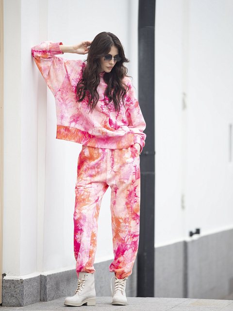 Розовый костюм Tie-Dye, 5 Розовый костюм Tie-Dye, 5