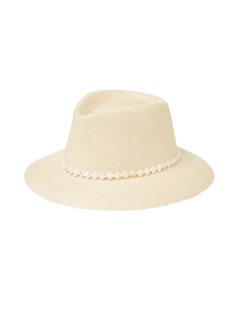 Соломенная шляпа с отделкой из нити перламутра, 1