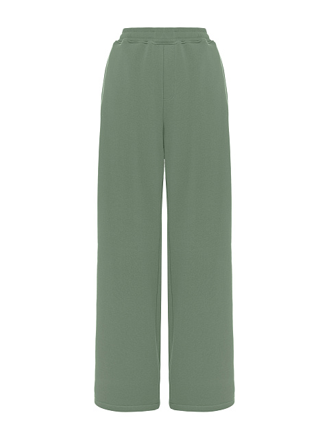 Зеленый спортивный костюм из футера с вышивкой, 5 Зеленый спортивный костюм из футера с вышивкой, 5