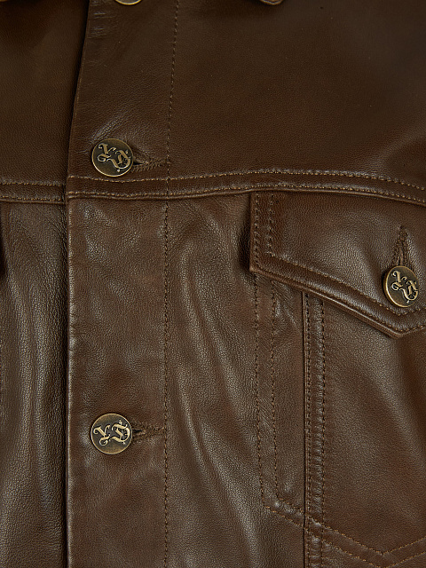 Коричневая кожаная куртка, 4