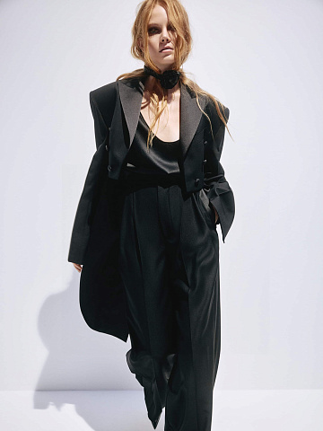 Черные брюки-палаццо, 2