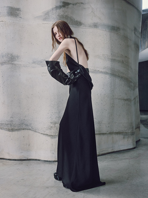 Платье-макси из шелка, 3