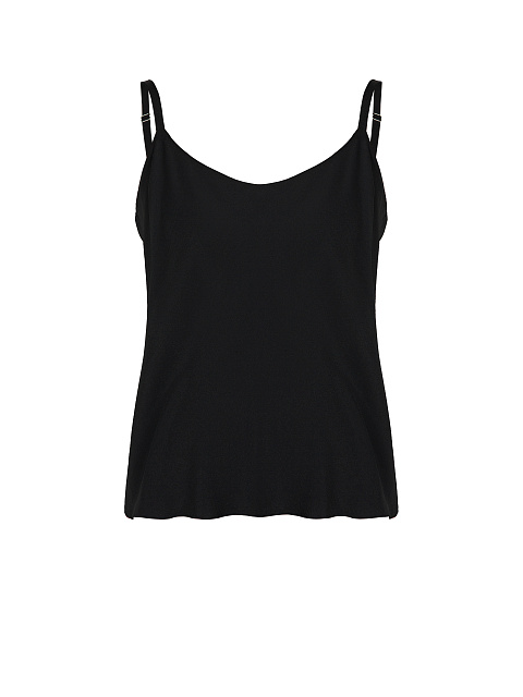 Черная кружевная блузка с отделкой из кожи, 4 Черная кружевная блузка с отделкой из кожи, 4