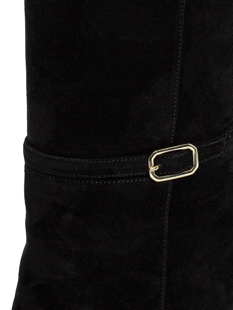 Черные сапоги из замши, 4