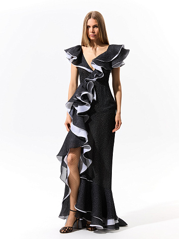 Платье-макси из шифона, 2