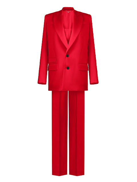 Красный костюм-тройка с корсетом, 2 Красный костюм-тройка с корсетом, 2