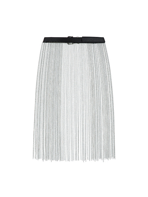 Черный ремень с цепочками, 2