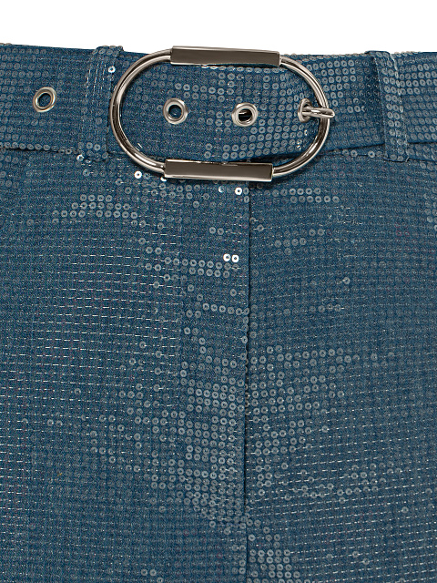 Синий костюм из денима с пайетками, 5 Синий костюм из денима с пайетками, 5