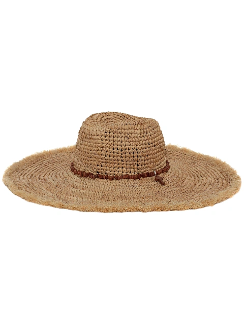 Соломенная шляпа с камнями и бахромой, 1