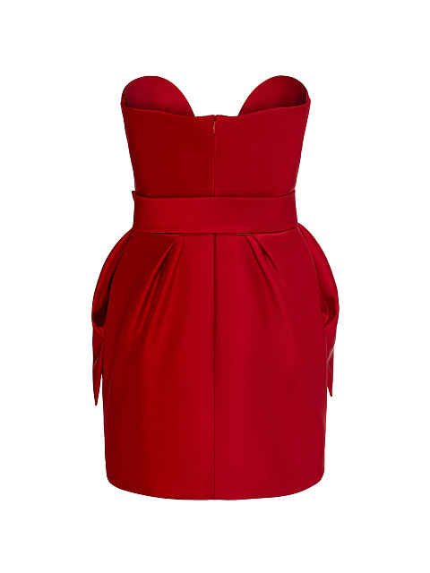 Красное платье-мини, 4