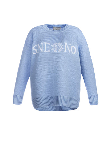 Голубой свитер «Снежно», 1