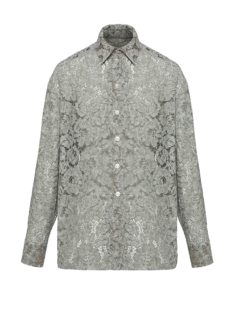 Серая рубашка из кружева, 1