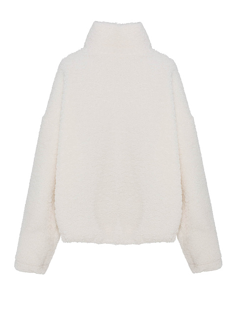 Белая толстовка из эко-меха, 2