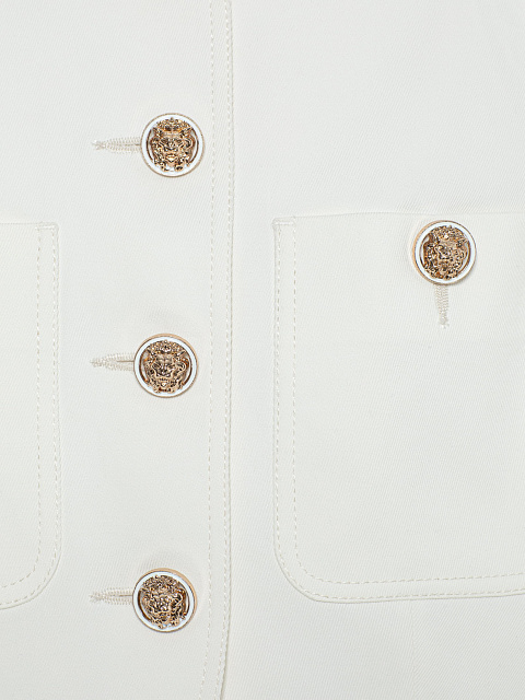 Белый костюм из денима, 4