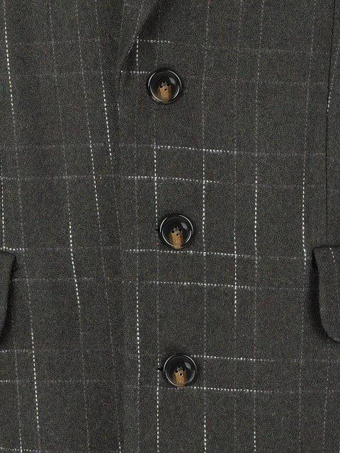 Зеленое пальто из шерсти с узором, 3 Зеленое пальто из шерсти с узором, 3