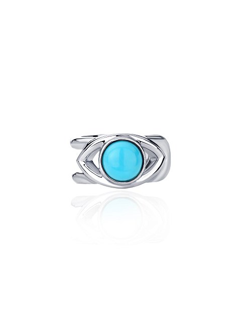 Кафф из серебра с бирюзой, 1