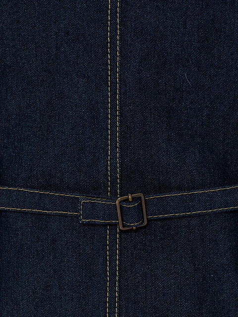 Синий жилет из денима, 4